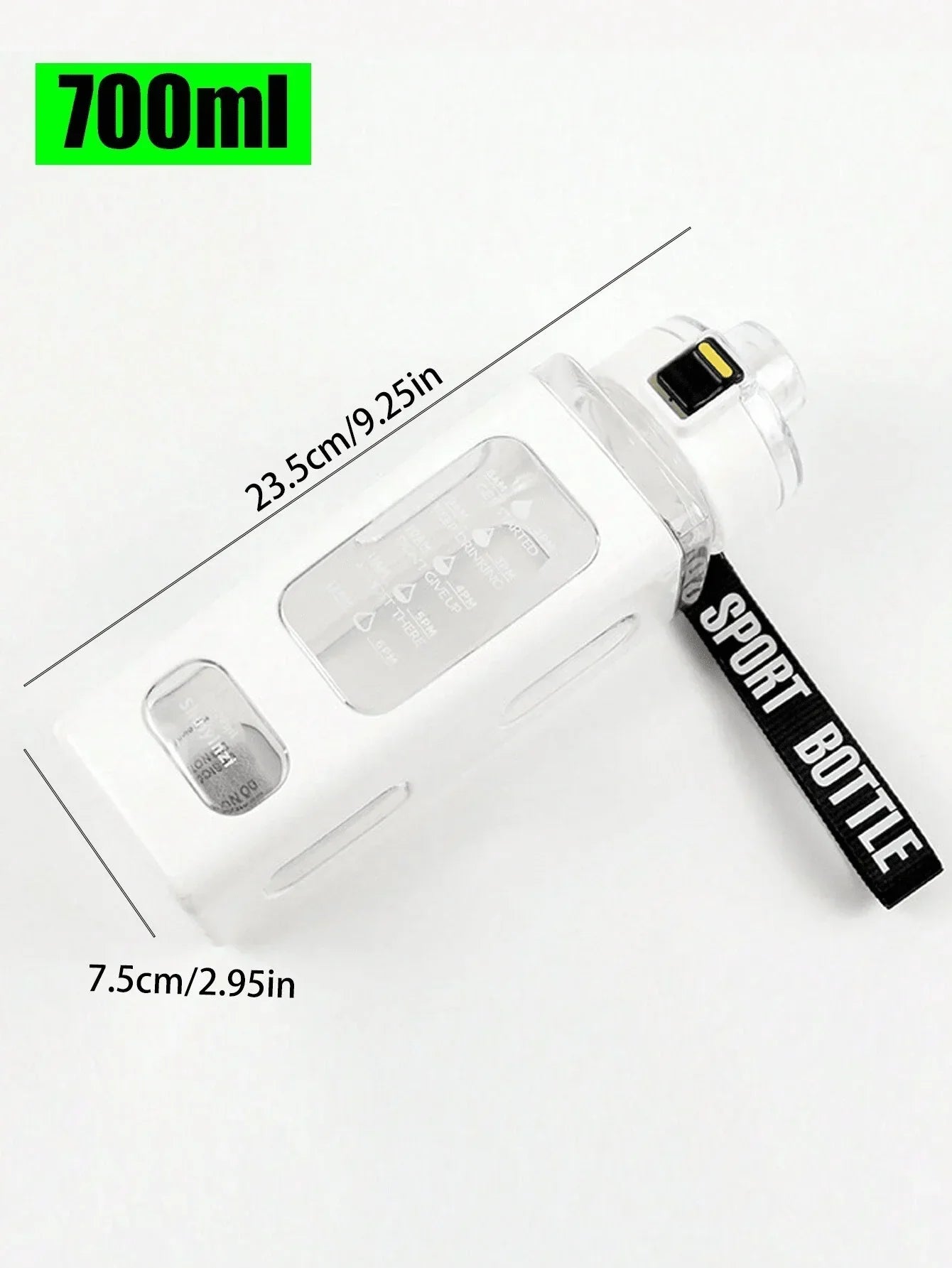 700/900ml Sports Water Bottle – Portable Straw Cup for Outdoors