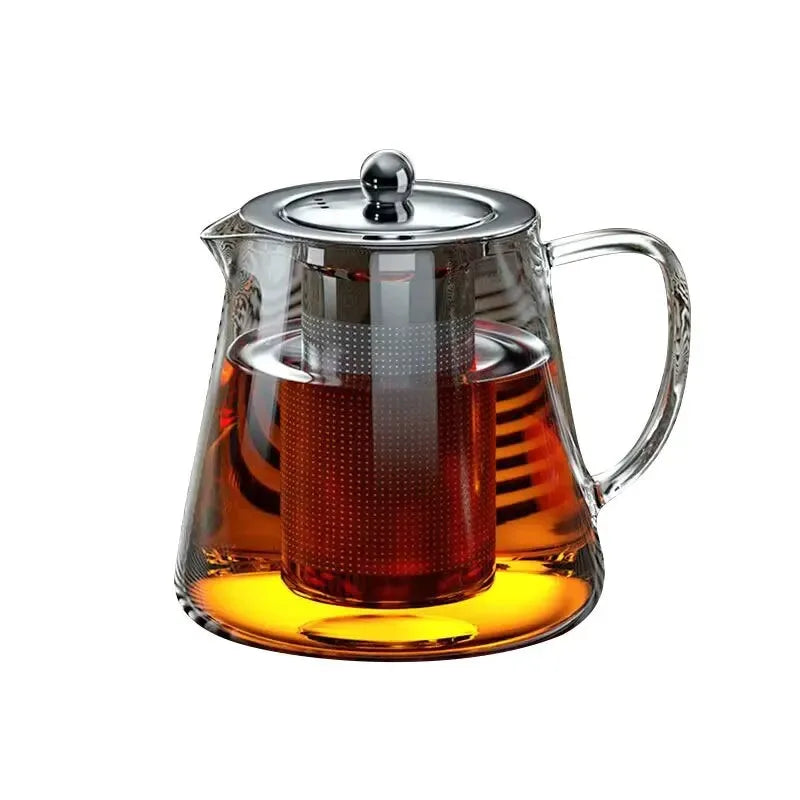 Heat-Resistant Glass Teapot with Infuser – Kung Fu Tea Kettle Set