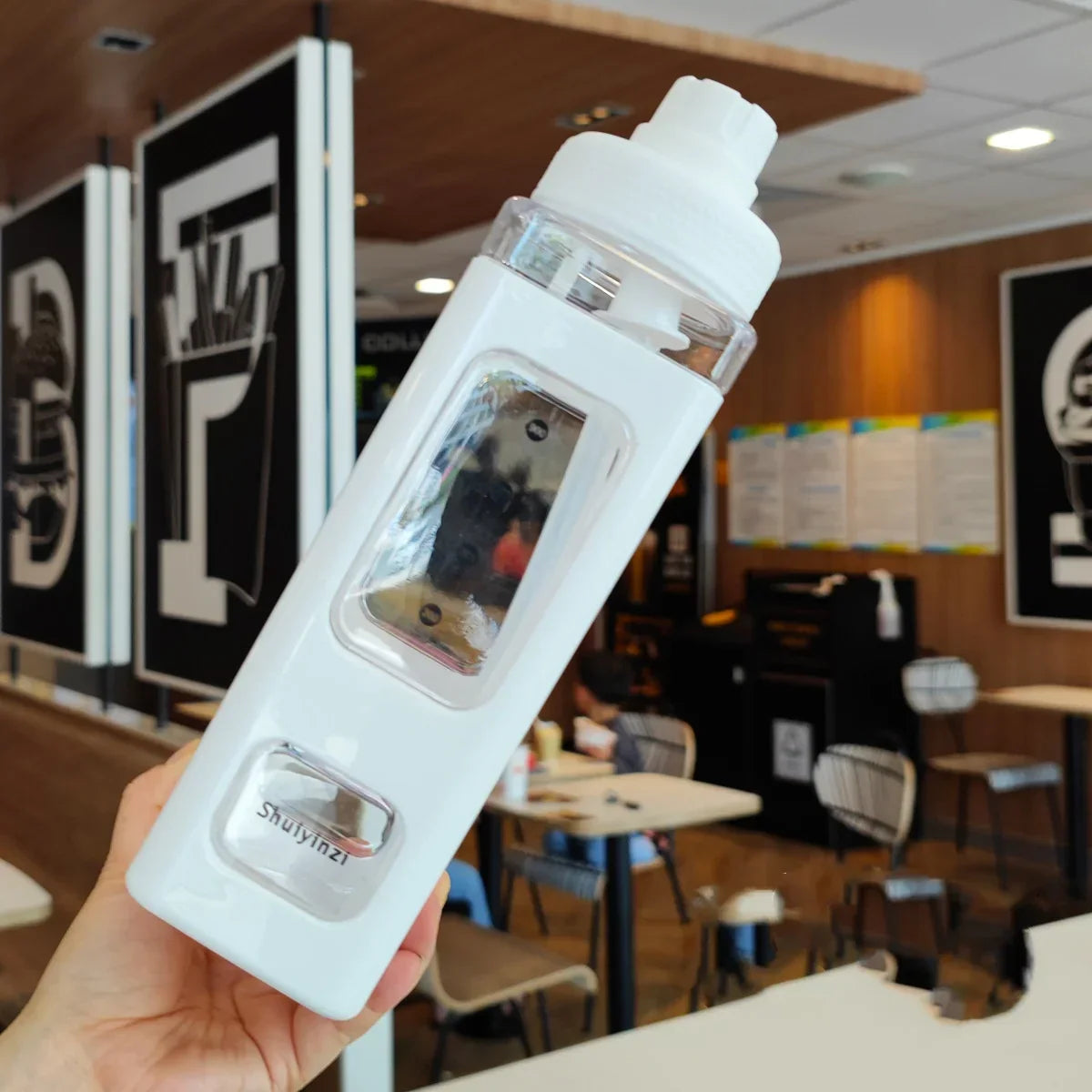 700/900ml Sports Water Bottle – Portable Straw Cup for Outdoors