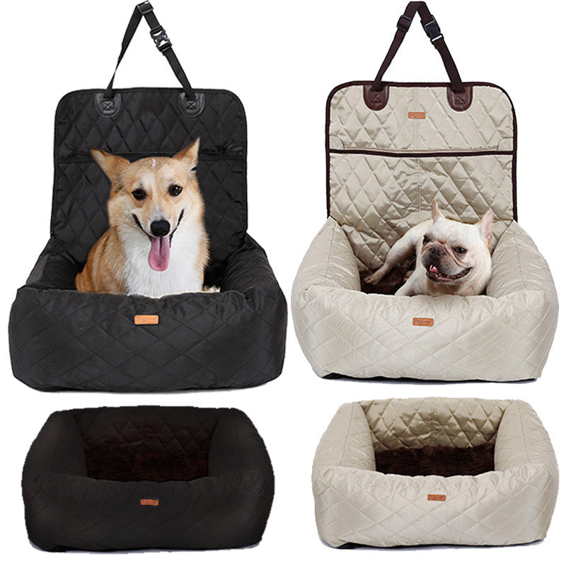 2 In 1 Pet Dog Carrier Folding Car Pets Supplies