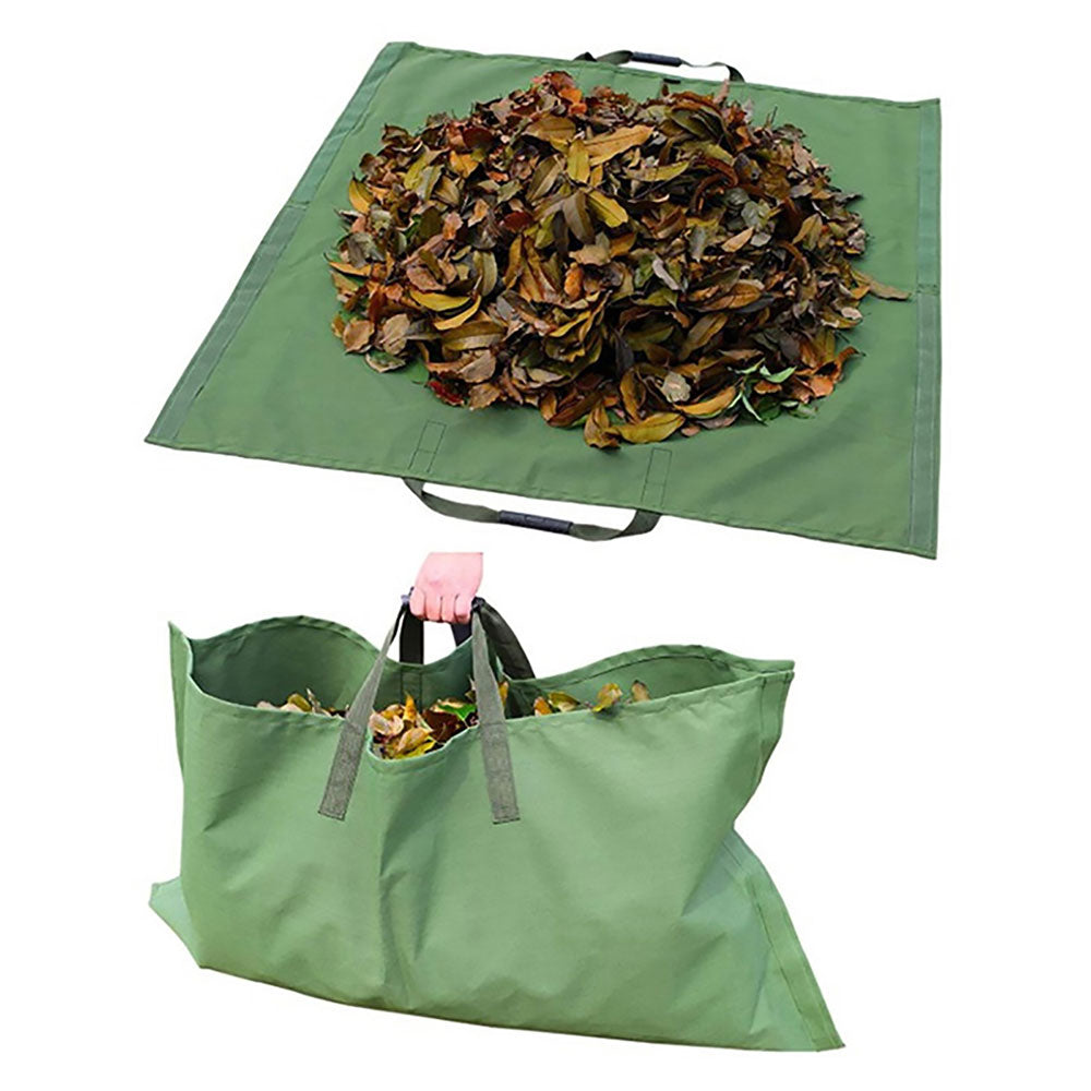 Garden Leaf Storage Bag - Garden Leaf Storage Outdoor Lawn Yard Waste Tarpaulin Container Recyclable Heavy Duty Garden Tote Garbage Bags