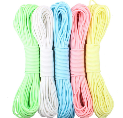 Luminous 9-core Camping Safety Rope