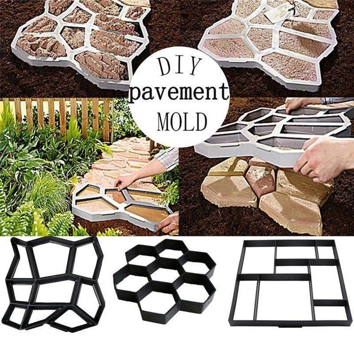 Ultralight diy garden paving mould