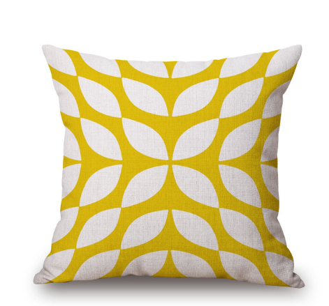 Nordic geometric print cushion cover