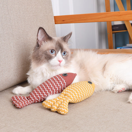 Cat Toy Fish Pillow