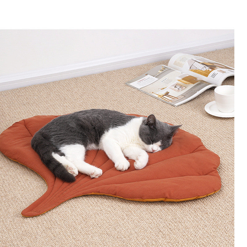 Leaf Shape Soft Pet Bed