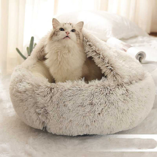 2 In 1 Dog And Cat Bed CJJJCWMY01390-Brown 52 € Lemmikit Kissantarvikkeet EMLANOOR EMLANOOR