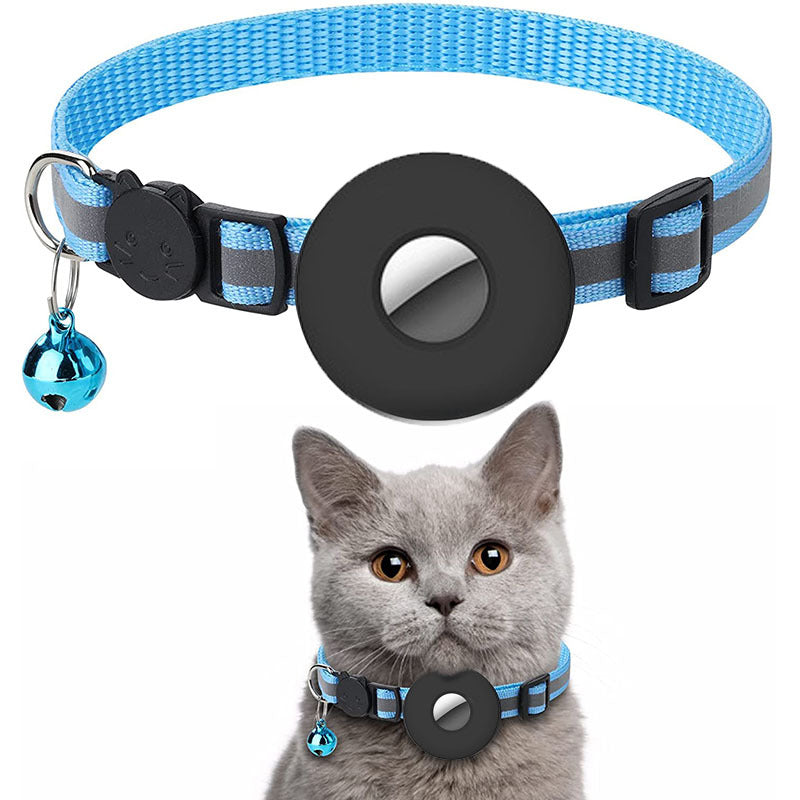 Airtag Pet Collar With Bell