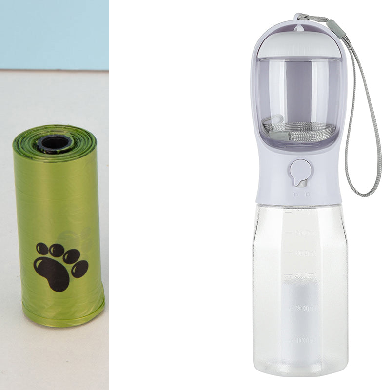 Portable Dog 3 In 1 Multifunctional Dog Water Bottle