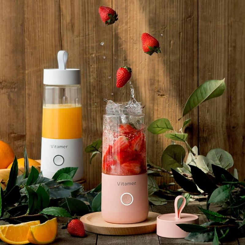 350ml Portable Blender Juicer Electric USB Rechargeable