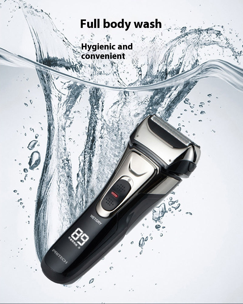 Electric Shaver LED Display Professional Shaver Reciprocating Multifunctional Shaver