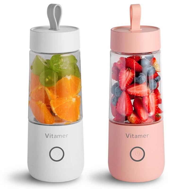 350ml Portable Blender Juicer Electric USB Rechargeable