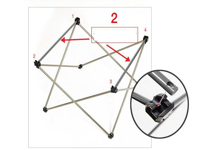 Outdoor camping small picnic table