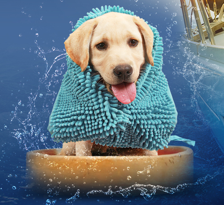 Dog bath pet towel