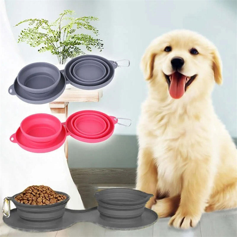 Rubber Foldable Pet Feeding Bowl