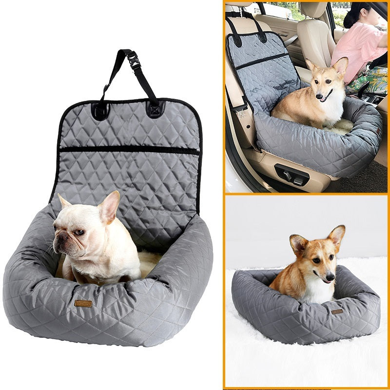 2 In 1 Pet Dog Carrier Folding Car Pets Supplies