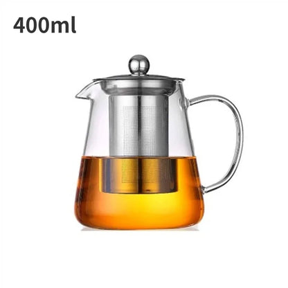 Heat-Resistant Glass Teapot with Infuser – Kung Fu Tea Kettle Set