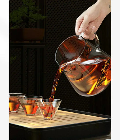 Heat-Resistant Glass Teapot with Infuser – Kung Fu Tea Kettle Set