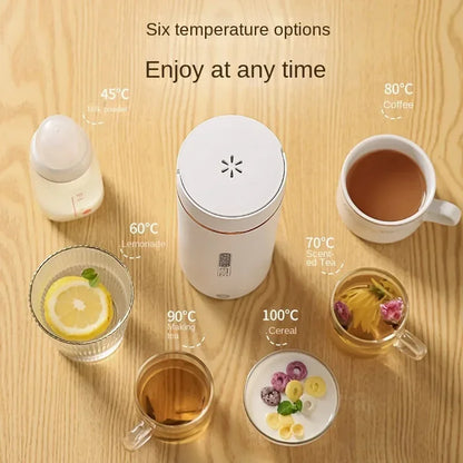 220V Portable Electric Hot Water Bottle - Mini Travel Kettle