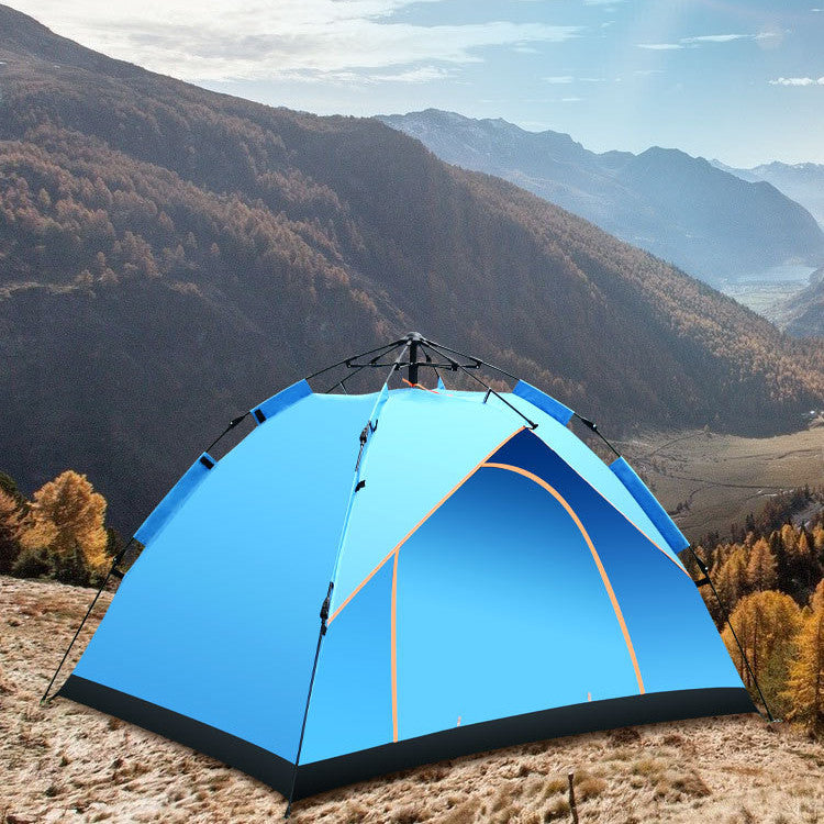 Camping Outdoor Travel Double-decker Automatic Tent