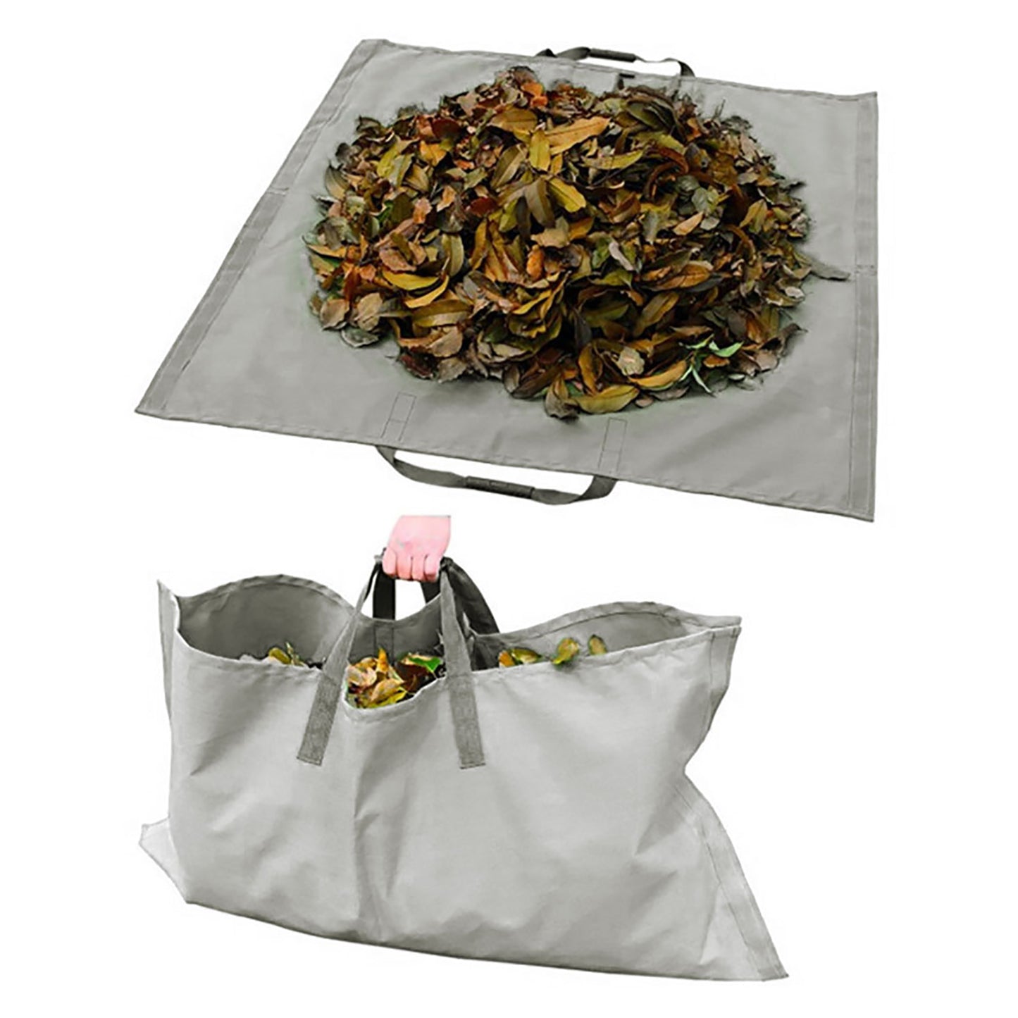 Garden Leaf Storage Bag - Garden Leaf Storage Outdoor Lawn Yard Waste Tarpaulin Container Recyclable Heavy Duty Garden Tote Garbage Bags