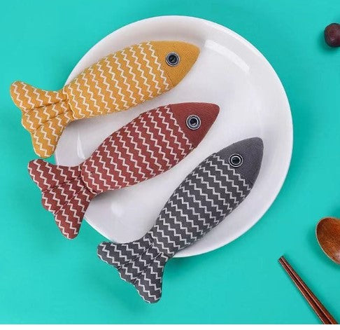 Cat Toy Fish Pillow