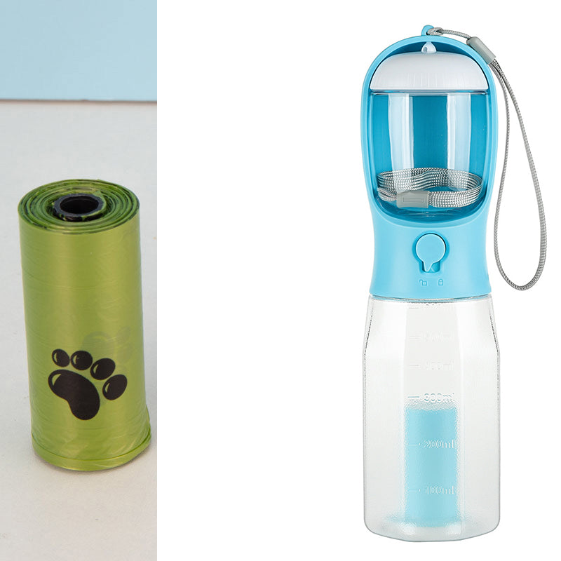 Portable Dog 3 In 1 Multifunctional Dog Water Bottle