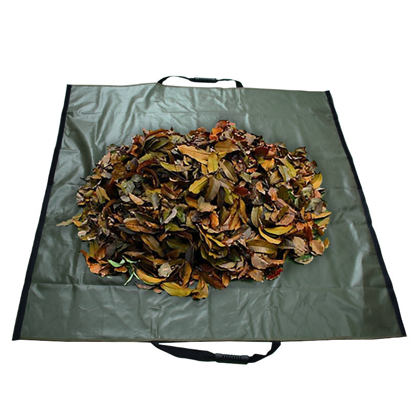 Garden Leaf Storage Bag - Garden Leaf Storage Outdoor Lawn Yard Waste Tarpaulin Container Recyclable Heavy Duty Garden Tote Garbage Bags