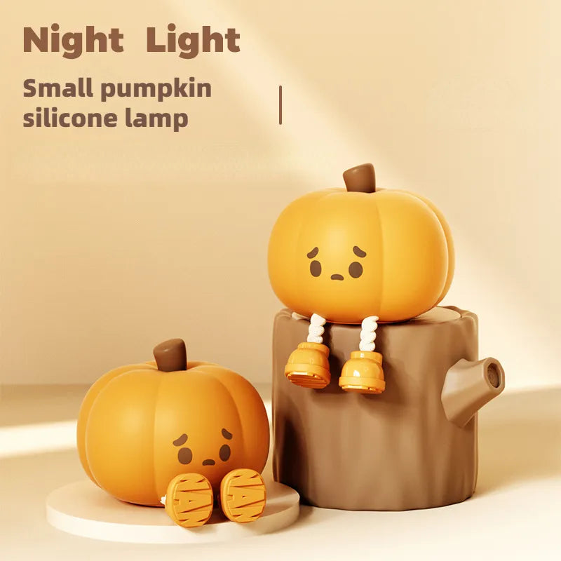 Halloween Pumpkin Night Light Silicone Lamp