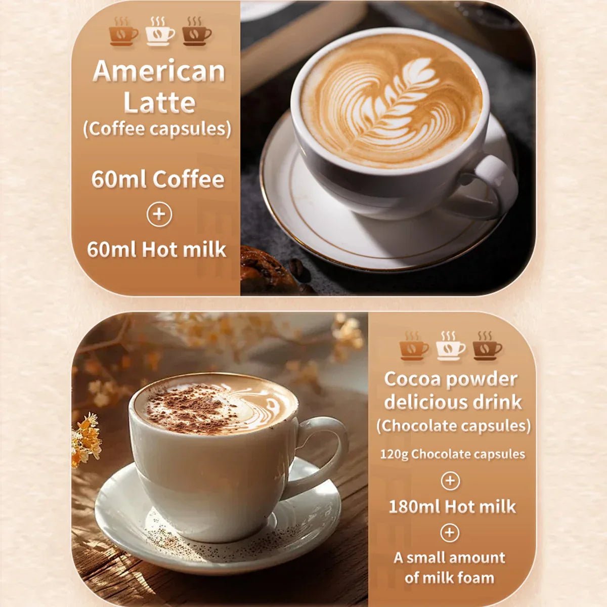 Portable K - Cup Coffee Machine - Compact & Travel Friendly Brewer - EMLANOOR