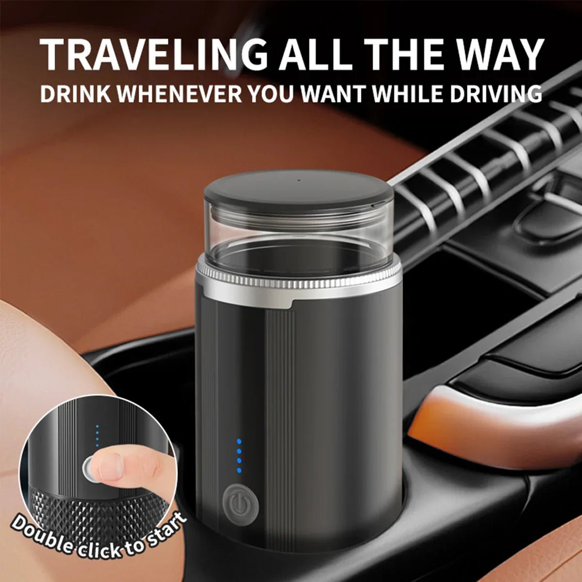 Portable K - Cup Coffee Machine - Compact & Travel Friendly Brewer - EMLANOOR