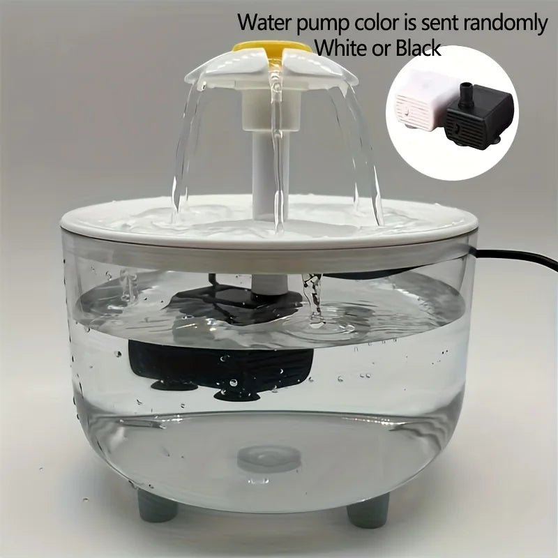 USB Electric 1L Pet Water Fountain –Automatic Cat Drink Dispenser Bowl - EMLANOOR
