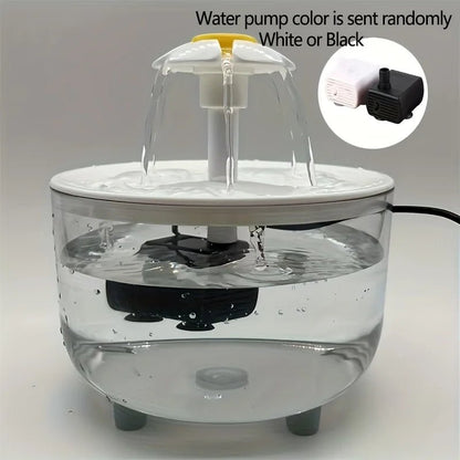 USB Electric 1L Pet Water Fountain –Automatic Cat Drink Dispenser Bowl - EMLANOOR