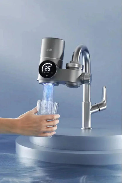 Water - power UV Purifier Faucet | Best Water Filter for Hard Water - EMLANOOR
