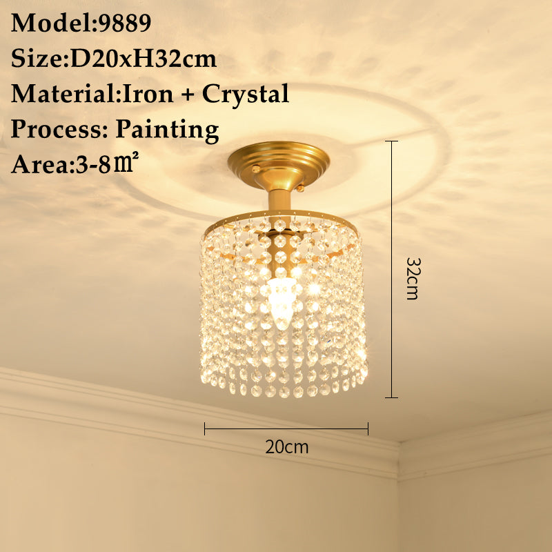 American Small Chandelier Crystal