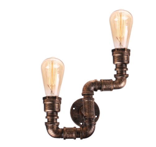 Creative Water Pipe Wall Lamp